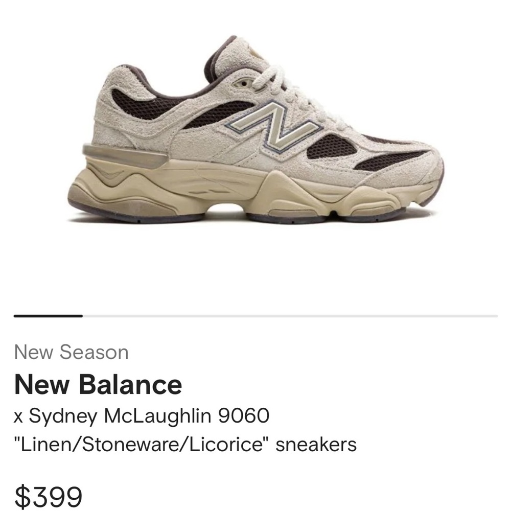 New Balance
x Sydney McLaughlin 9060 "Linen/Stoneware/Licorice new balance 9060